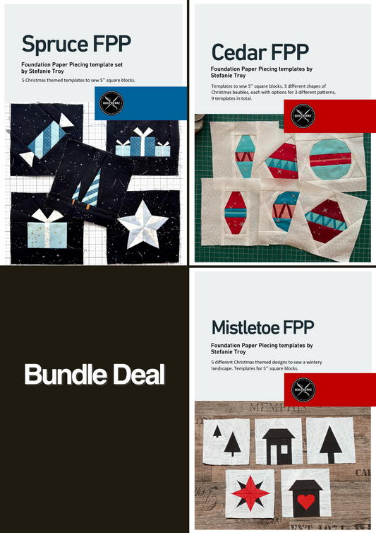 Bundle: Christmas FPP Template sets Spruce, Mistletoe and Cedar